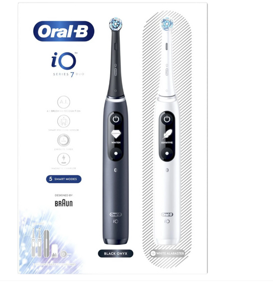 Oral-B iO Series 7 Elektrische Zahnbürsten - Duo Set